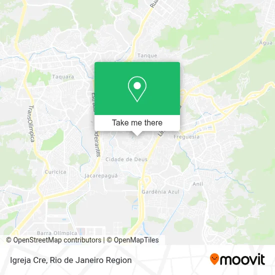 Igreja Cre map
