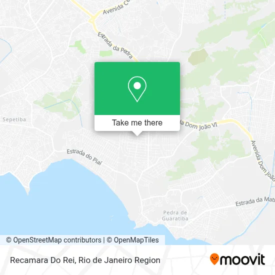 Recamara Do Rei map
