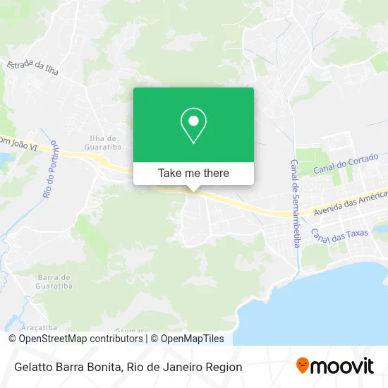 Gelatto Barra Bonita map