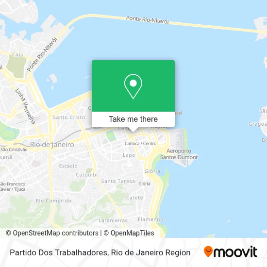Partido Dos Trabalhadores map