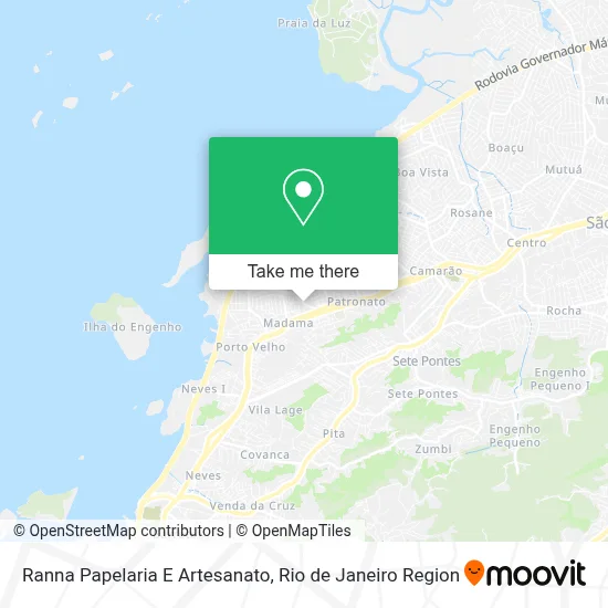 Ranna Papelaria E Artesanato map