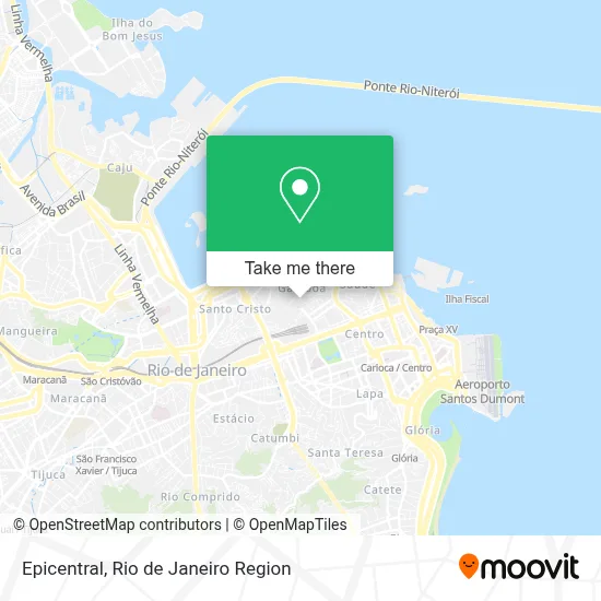 Epicentral map