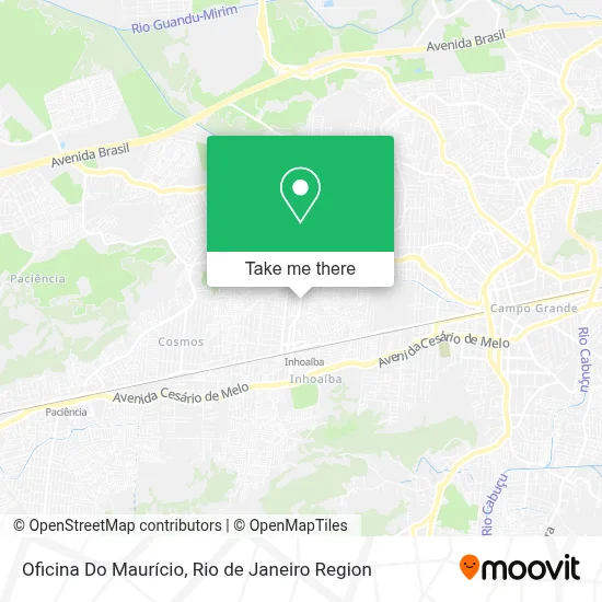 Oficina Do Maurício map