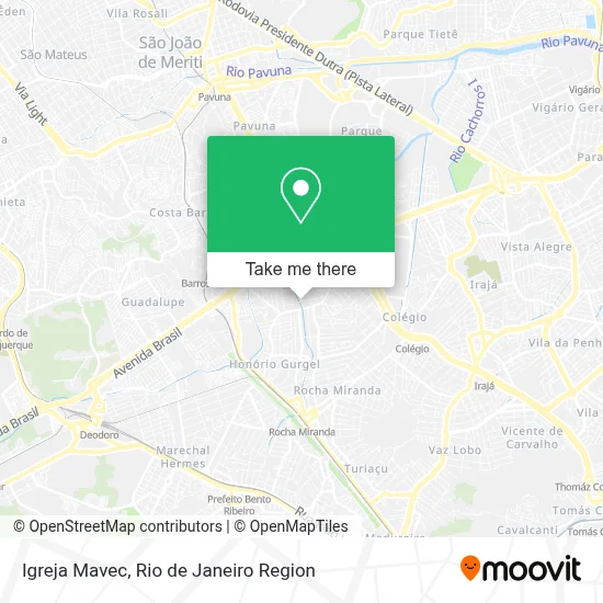 Igreja Mavec map