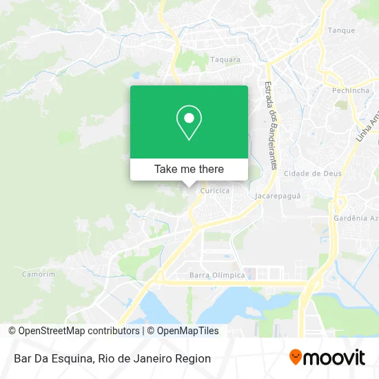 Bar Da Esquina map