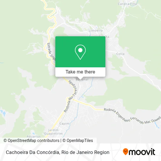 Cachoeira Da Concórdia map
