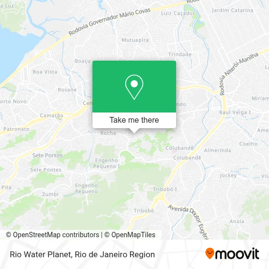 Rio Water Planet map