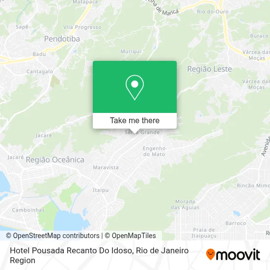 Hotel Pousada Recanto Do Idoso map