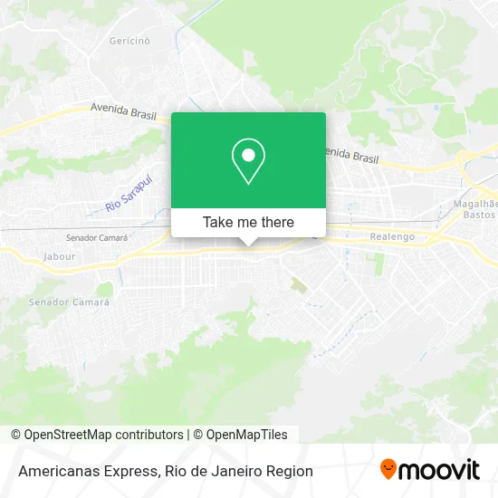Americanas Express map