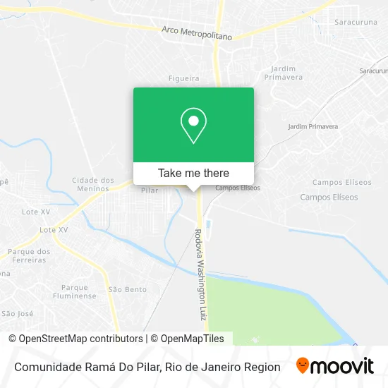 Comunidade Ramá Do Pilar map