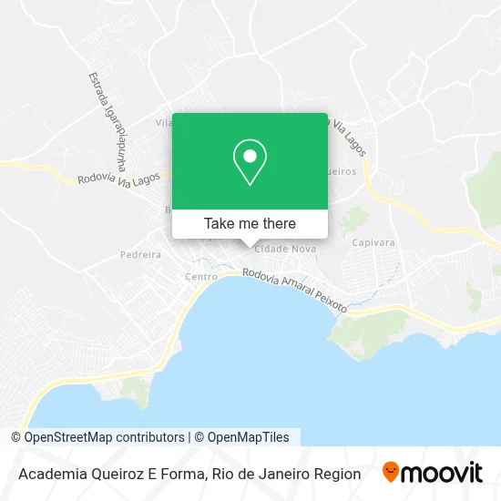 Academia Queiroz E Forma map
