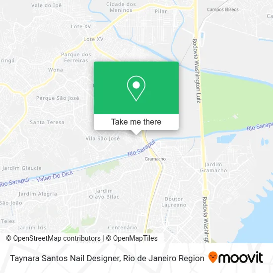 Taynara Santos Nail Designer map
