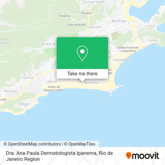 Dra. Ana Paula Dermatologista Ipanema map