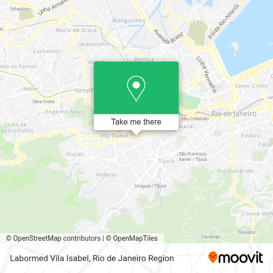 Labormed Vila Isabel map