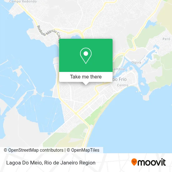 Lagoa Do Meio map