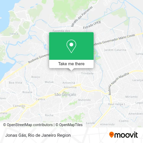 Jonas Gás map