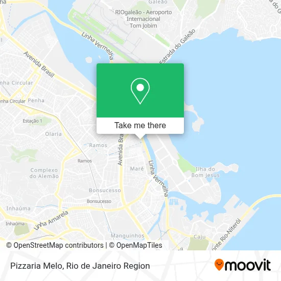 Pizzaria Melo map