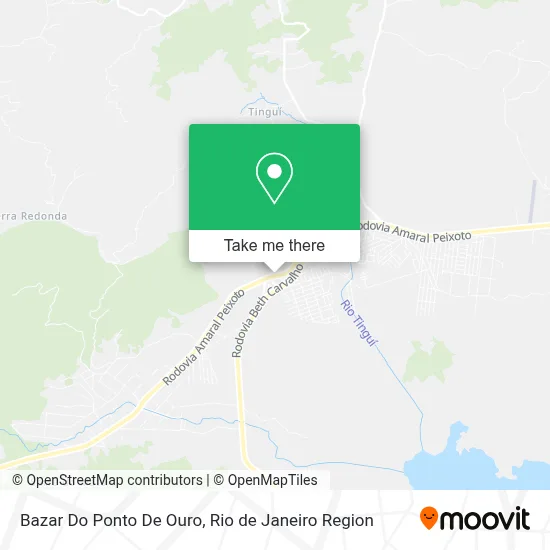 Bazar Do Ponto De Ouro map