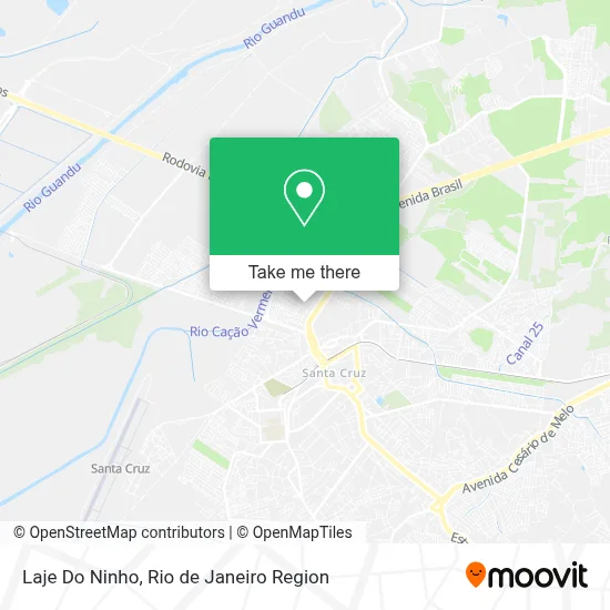 Laje Do Ninho map