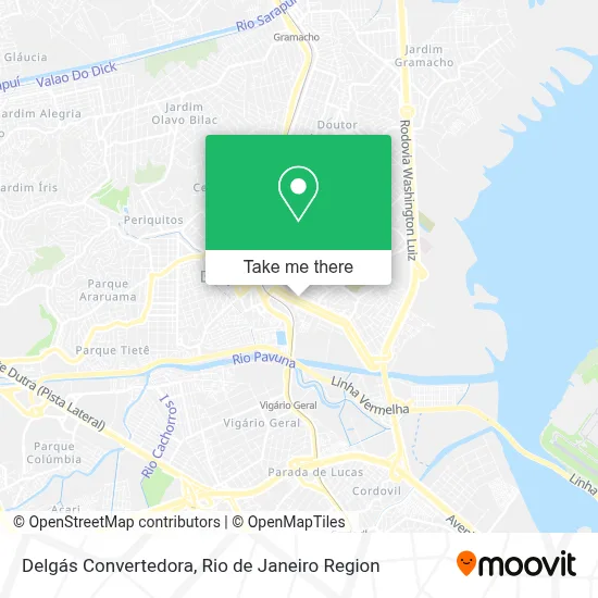 Delgás Convertedora map