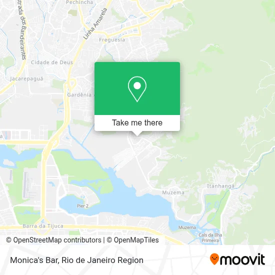 Bar Da Monica map