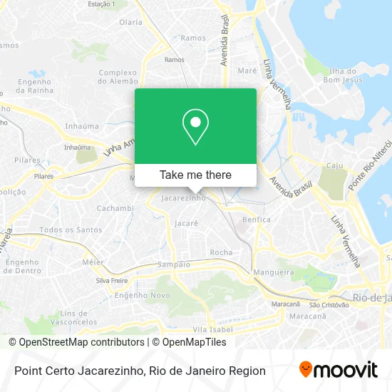 Point Certo Jacarezinho map