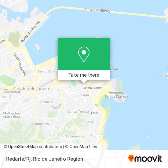 Redarte/Rj map