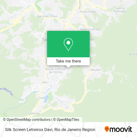 Silk Screen Letreiros Davi map