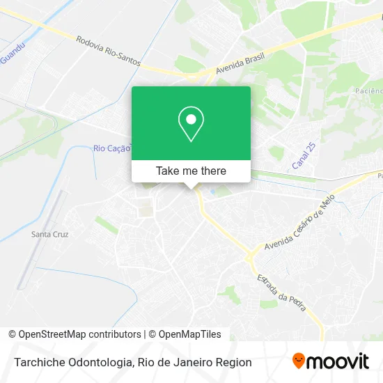 Tarchiche Odontologia map
