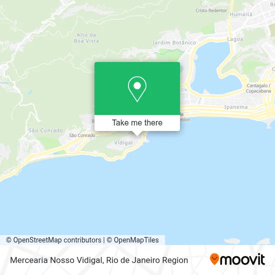 Mercearia Nosso Vidigal map