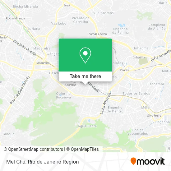 Mel Chá map