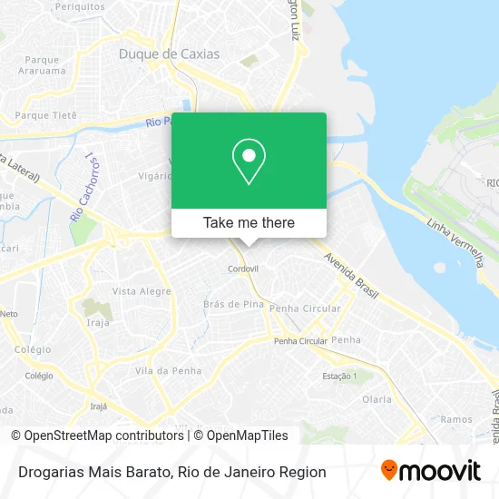 Drogarias Mais Barato map