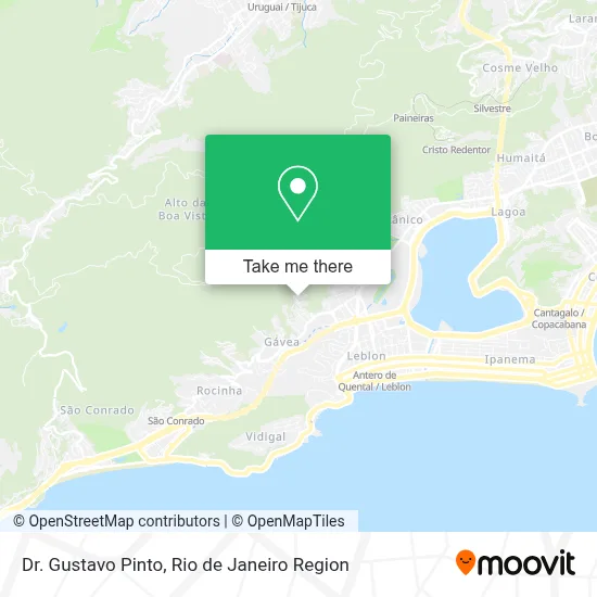 Dr. Gustavo Pinto map