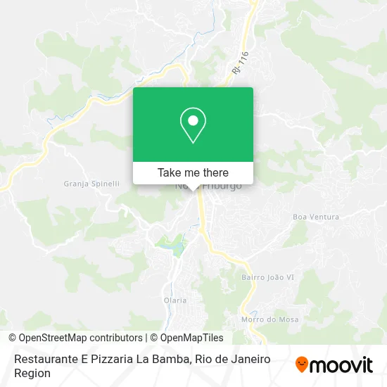 Restaurante E Pizzaria La Bamba map