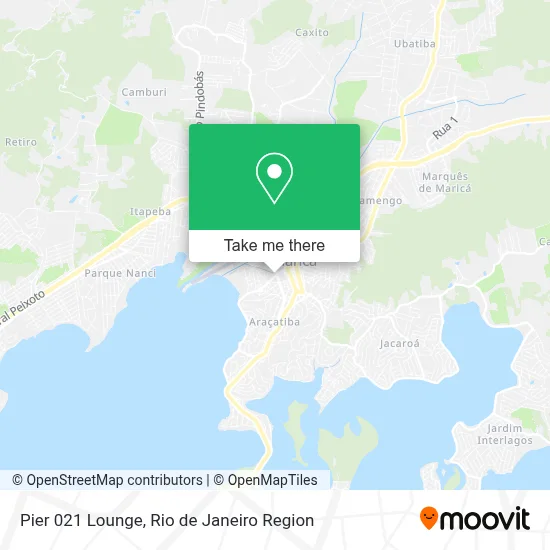 Pier 021 Lounge map