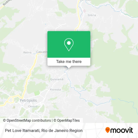 Pet Love Itamarati map
