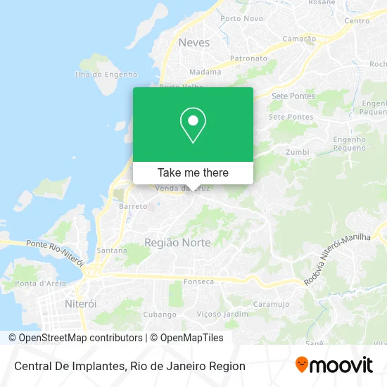 Central De Implantes map