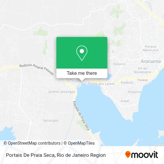 Portais De Praia Seca map
