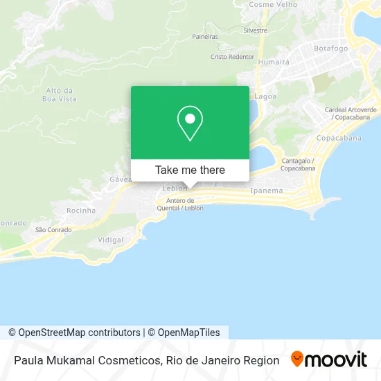 Paula Mukamal Cosmeticos map