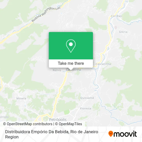 Distribuidora Empório Da Bebida map