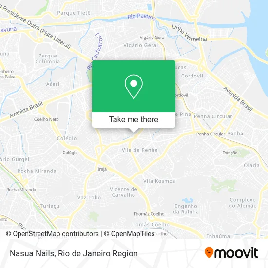 Nasua Nails map