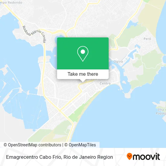 Emagrecentro Cabo Frio map