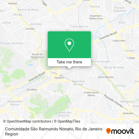 Comunidade São Raimundo Nonato map