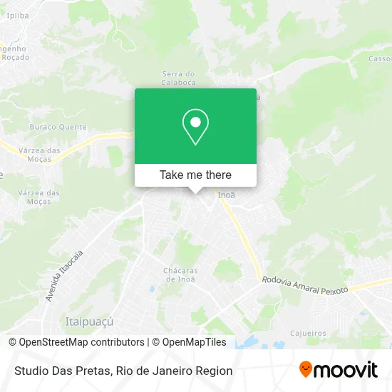Studio Das Pretas map