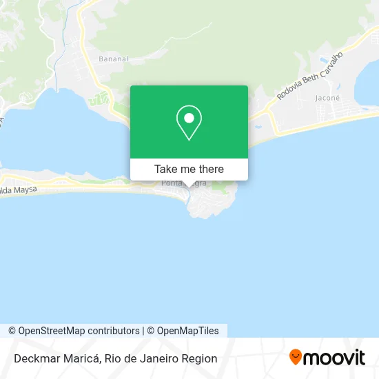 Deckmar Maricá map