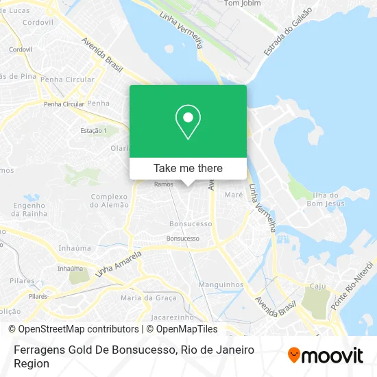Ferragens Gold De Bonsucesso map