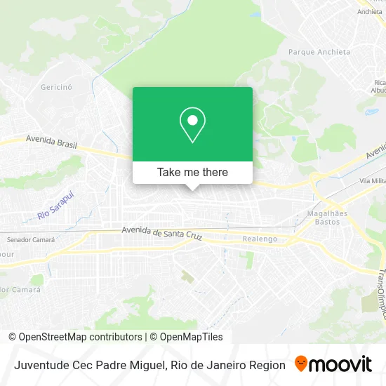 Juventude Cec Padre Miguel map