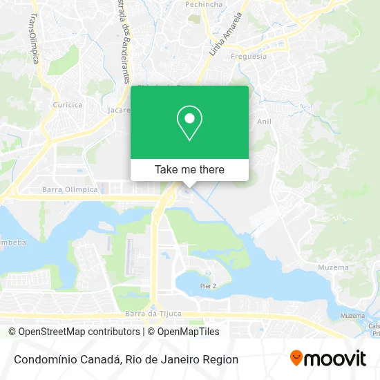 Condomínio Canadá map