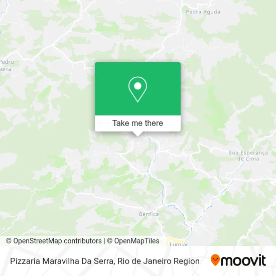 Pizzaria Maravilha Da Serra map