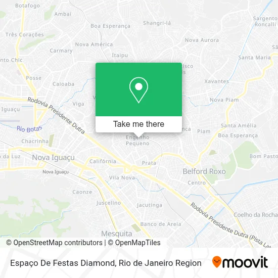 Espaço De Festas Diamond map